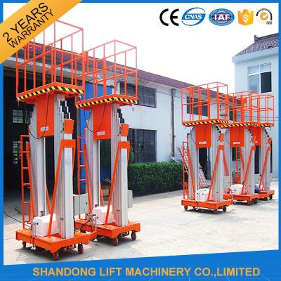China 200kg 10m Movable Aerial Work Platform Lift , Hydraulic Safety Work Platform Rental for sale