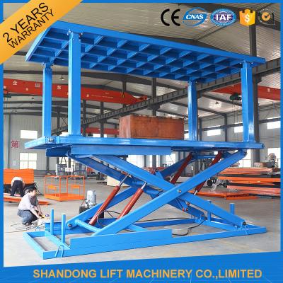 China Double Deck Car Parking System , Stable Scissor Hydraulic Portable Garage Car Elevator for sale
