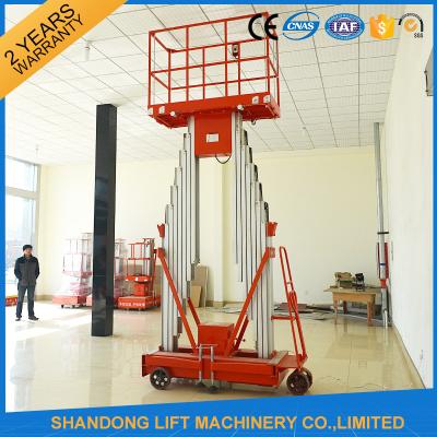 China Mini Light Weight Electric Truck Mounted Aerial Work Platforms 1.4 * 0.6 mm Table Size for sale