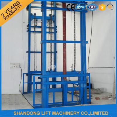 China 1.2 ton 6m Warehouse Vertical Hydraulic Elevator Lift Platform for Cargo Loading for sale