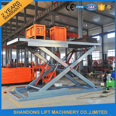 China Electric Hydraulic Guide Rail Warehouse Elevator Lift Platform 5000kg Loading Capacity for sale