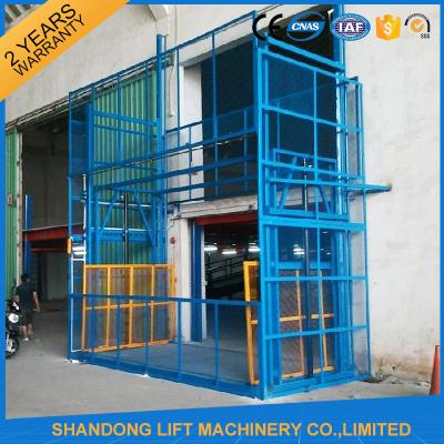 China 5m Vertical Hydrualic Platform Lift  for Warehouse Cargo Lifting 3 ton Lifting Capacity for sale
