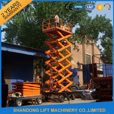 China Electric Hydraulic Mobile Platform Lift for Aerial Work / Decoration / Street Lamp Maintenance for sale