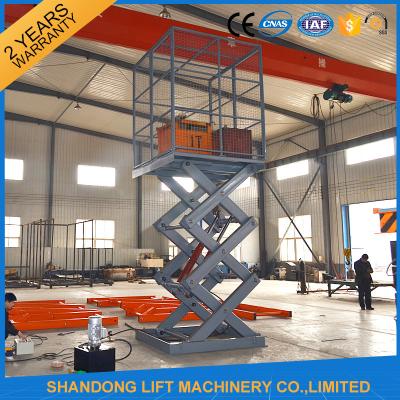 China Fixed Stationary Hydraulic Scissor Lift Tables used for Cargo Lifting 3000kgs 3.8m with CE for sale