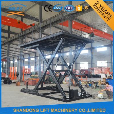 China 3T 3M Fixed Hydraulic Table Lift Cargo Scissor Lift Customize Available for sale