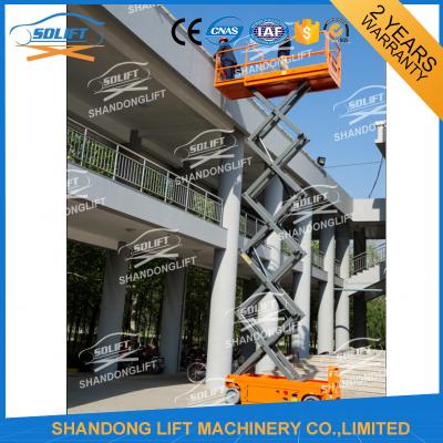 China Electric Battery Power Scissor Lift Self - propelled Mobile Battery Aerial Lift for sale