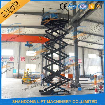 China 500kgs 10M Hydraulic Heavy Duty Scissor Lift Vertical Material Scissor Lift Platform With CE for sale
