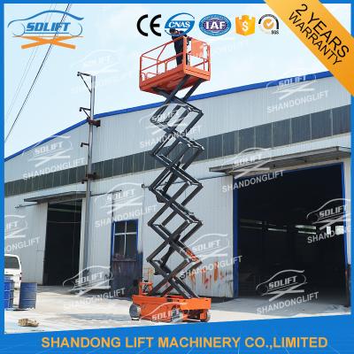 China 8m Electric Battery Power Self Propelled Elevating Work Platforms / Aerial Lift Scaffolding for sale