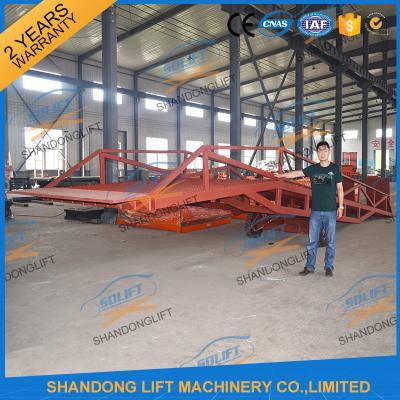China 8T Container Loading Ramps / Industrial Loading Ramps 0.9m - 1.8m Lifting height for sale