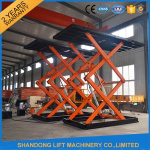 China Underground Parking Car Storage Lifts Mobile Car Scissor Lift Hydraulic System for sale
