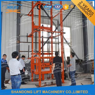 China Elevación hidráulica vertical del elevador de Warehouse en venta