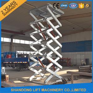 China De aço inoxidável Scissor o equipamento do transporte de materiais dos elevadores da doca/tabelas de elevador industriais à venda