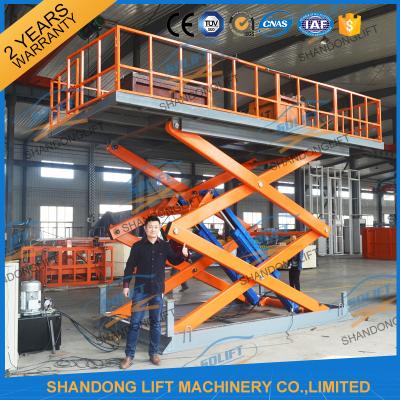 China 4.7M 3T Hydraulic Scissor Car Lift , Electric Car Parking Lift CE TUV SGS Home Use for sale