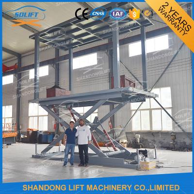 China Hydraulic Mobile Scissor Car Lift For Basement Cheap Car Lifts Garage Elevator for sale