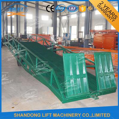 China Adjustable Warehouse Container Loading Ramps , Electric Container Yard Ramp for sale