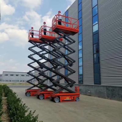 China 8M 450KG Electric Aerial Scissor Lift , Self Propelled Work Platform CE ISO for sale