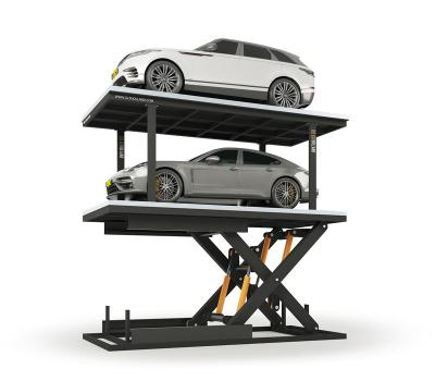 China 3T 3M Home Garage Double Car Parking Lift for sale