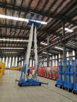 Китай 8м 10м 12м 14м 16м один человек подъемник гидравлический алюминиевый двухмачтовый подъемник для ремонта продается