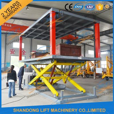 China Hydraulic Electric Type Portable Fixed In Ground Car Lift For Parking With CE for sale