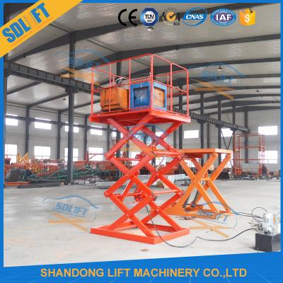 China 2T 3.5M Stationary Scissor Lift Platforms For Warehouse Material Loading for sale