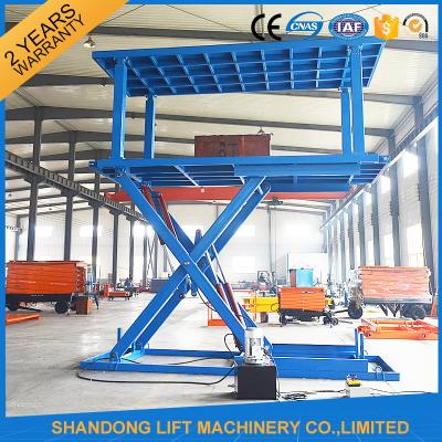 China 6T 3M Double Deck Car Parking System Hydraulic Mobile Electric Garage Car Lift with CE for sale