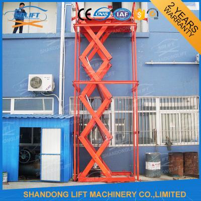 China Stainless Steel Stationary Hydraulic Scissor Lift , Stationary Scissor Lift Platforms for sale