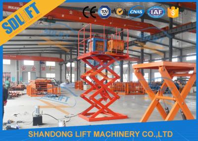 China 4000mm Lift Height Electric Scissor Lift Table , Hydraulic Scissor Lift For Cargo for sale