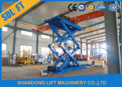 China 5T 5M Hydraulic Scissor Car Lift / Automotive Vehicle Lifts For Home Garage for sale