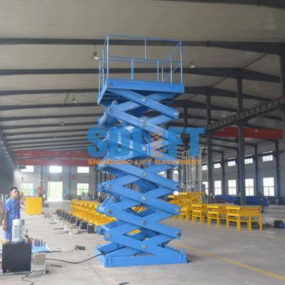 China Indoor Stationary Scissor Lift For Warehouse 2000kg Load for sale