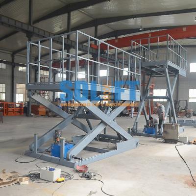 China Easy Operation Vehicle Scissor Lift Car Lifts For Home Garage Multi Color for sale