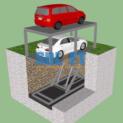 China Elevador al aire libre del pequeño del coche de la elevación del coche de la elevación sistema hidráulico del aparcamiento para el hogar en venta