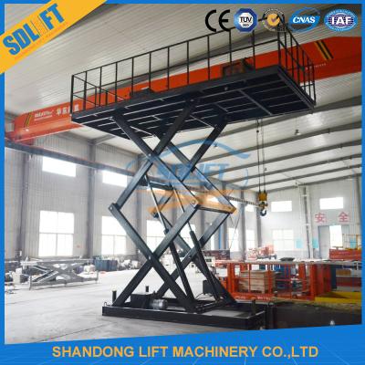 China Stationary Scissor Lift Platforms For Cargo Warehouse for sale
