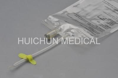 China Medical Transparent 0.4mm Pressure PVC Infusion Bag for sale