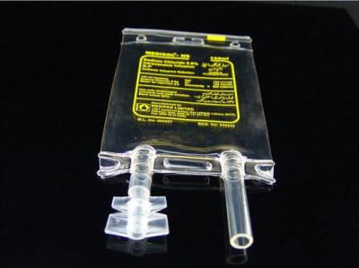 China Clinic Y Injection Port Sterile PVC Infusion Bag for sale