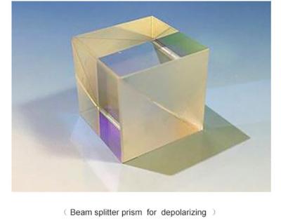 China Good Imaging Optical Beam Splitter Polarized Beam Splitter Small Stress for sale