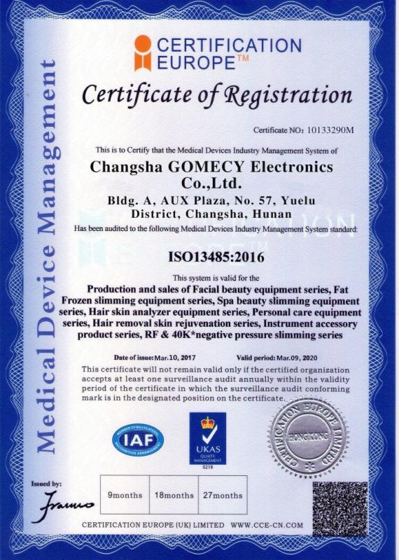 ISO 13485 - GOMECY LIMITED