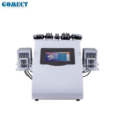 China 6 In 1 RF Lipolaser 80k Cavitation Weight Loss Rf 80k Cavitation Ultrasound Slimming Machine for sale