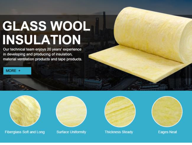 Fire Resistant Heat Insulation Thermal Material For Oven Glass Wool Blanket
