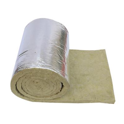 China Fire Safety Mineral Wool Blanket With Aluminum Foil To Wrap Insulation Material For Ventilation Duct for sale