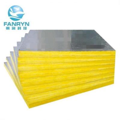 China Fire Protection Glass Wool Board Sound And Heat Insulation Lightweight à venda
