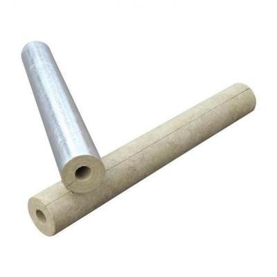 China Insulation Material Natural Rockwool Tube Insulation Rock Wool Pipe à venda