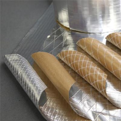 China Heat Seal Aluminum Foil Scrim Insulation Facing With Three Layers for sale