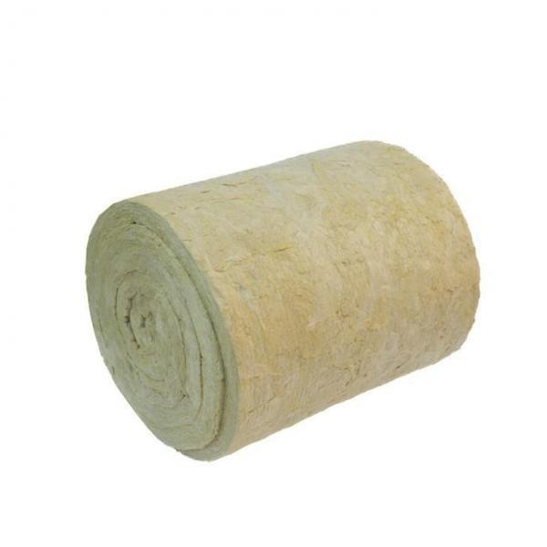 Quality Insulation Material Low Density Rock Wool Roll Bare Type for sale