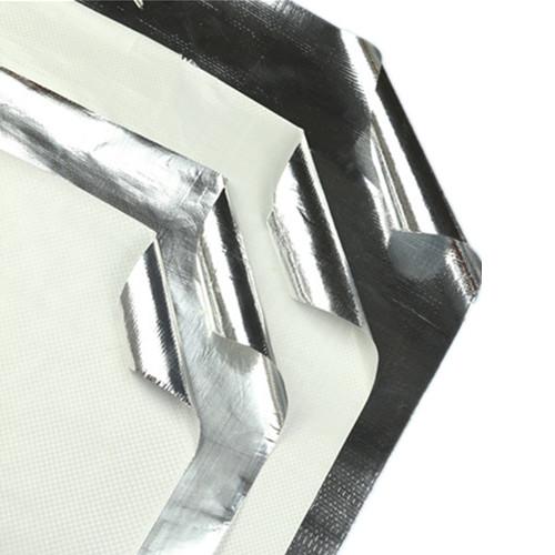 Quality High Tensile And Durability Aluminum Woven Foil Facing Material 7 Micron for sale