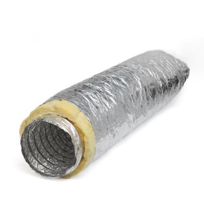 China Insulated Flexible Duct High And Low Temperature Resistant For HVAC System for sale