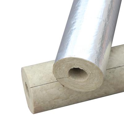 China Insulation Material Rockwool Acoustic Pipe Moisture Resistance Te koop