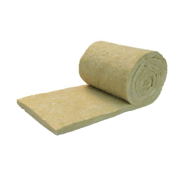 Quality Insulation Material Low Density Rock Wool Roll Bare Type for sale