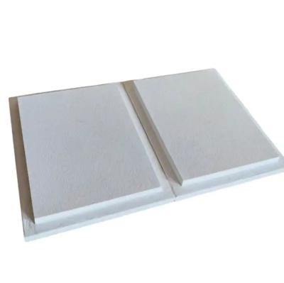 Chine White Or Black Fiberglass Ceiling Tiles Tegular Type 90 - 130kg/m3 à vendre