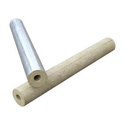China Heat insulation pipe cover mineral wool insulation tube for air conditioning system Te koop