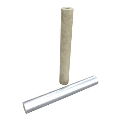 China Fireproof Stone Wool Insulation Tube Durable HVAC System Rock Wool Pipe Cover Heat Insulation Material for sale